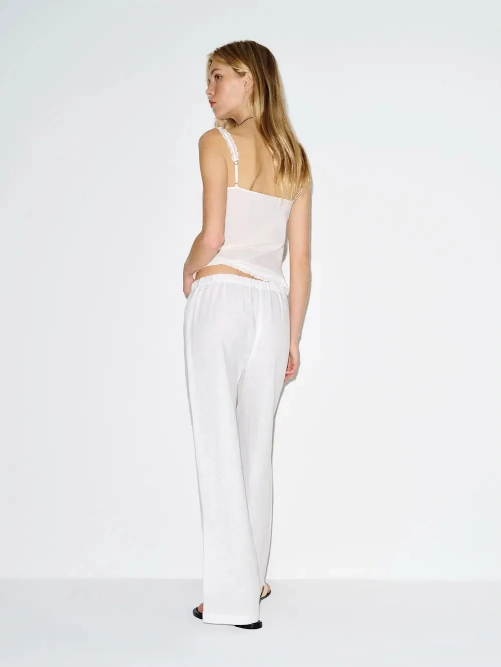 Reformation Olina Linen Pant White Size S NWT